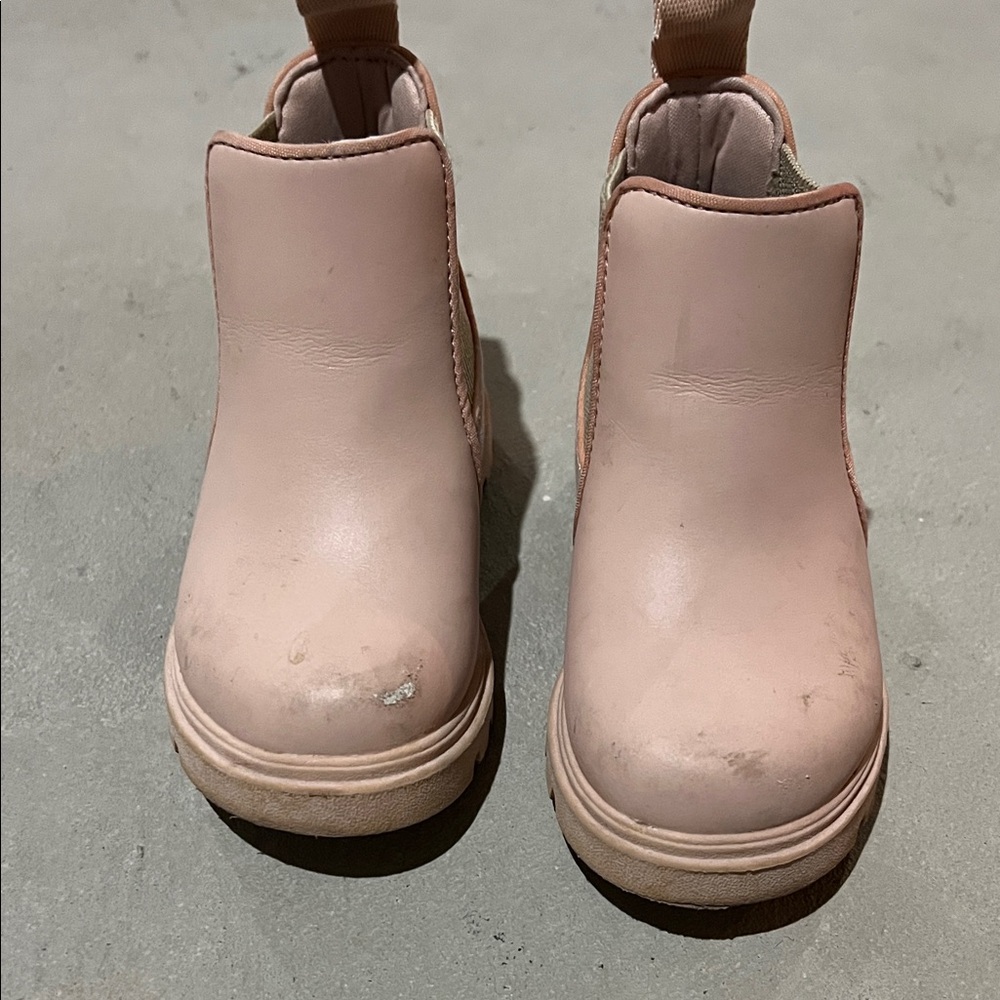 Light Pink Toddler Chelsea Boots